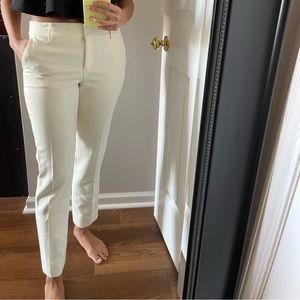 Talbots Cream Straight Leg Trouser